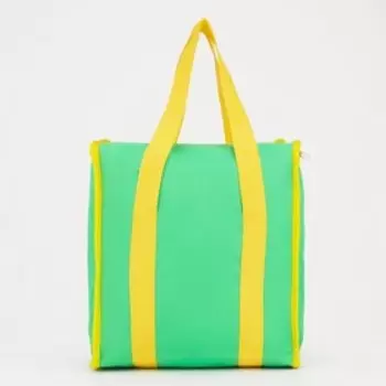 Термосумка на молнии 15 л, цвет зелёный