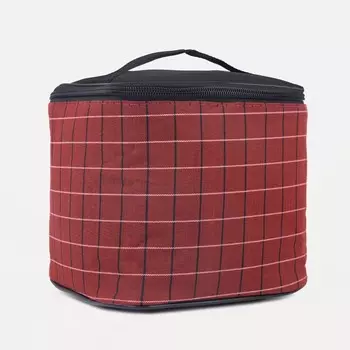 Термосумка на молнии 3,8 л, цвет бордовый