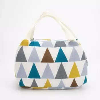 Термосумка на молнии 4 л, цвет разноцветный