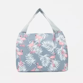 Термосумка на молнии 5 л, цвет серый