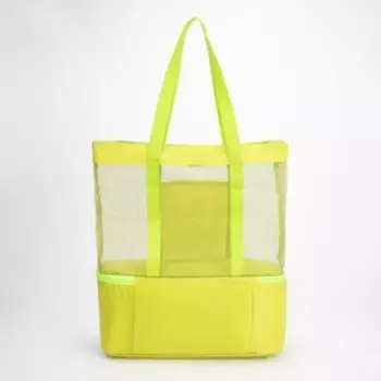 Термосумка на молнии 8 л, цвет зелёный