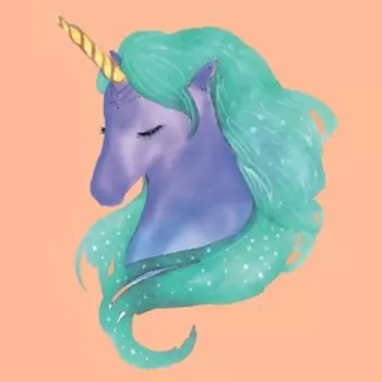 Термотрансфер «Единорог», 16,5 20 см