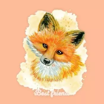 Термотрансфер «Лиса», 20 24 см