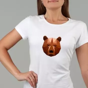 Термотрансфер «Медведь», 12,5 × 12 см