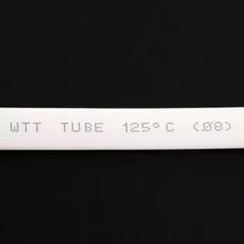Термоусаживаемая трубка 8/4 мм, белая, упаковка 20 шт. по 1 м
