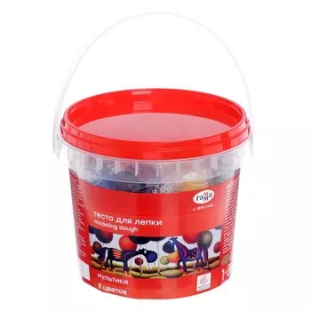 Тесто для лепки 8 цветов по 25 г, Гама "Мультики"