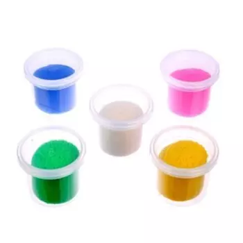 Тесто для лепки «Пластишка № 2», 5 цветов по 80 г