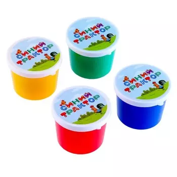 Тесто для лепки «Синий трактор» 4 цв. по 50 г