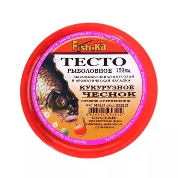 Тесто готовое кукурузное Fish.ka, чеснок, 150 мл