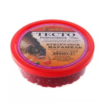 Тесто готовое кукурузное Fish.ka, карамель, 150 мл
