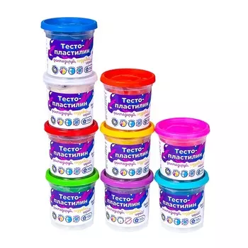 Тесто пластилин, 1 шт., МИКС
