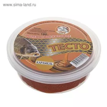 Тесто протеиновое готовое, карамель, 180 г