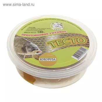 Тесто протеиновое готовое, кукуруза, 180 г
