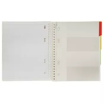 Тетрадь 120 листов клетка на гребне, с разделителями "Шотландка", картонная обложка