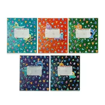 Тетрадь 12л кл Монстрики, 5В МИКС 7-12-1114/1