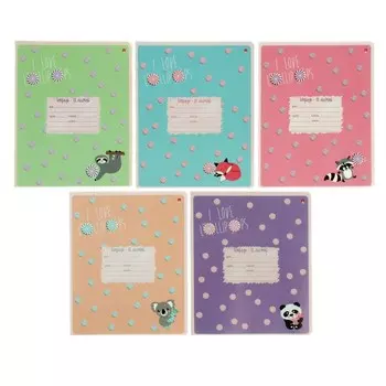 Тетрадь 18л лин LOLLIPOP, 5В МИКС 7-18-1151/2