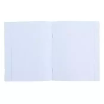 Тетрадь 24 листа клетка «Зелёная обложка», белые листы