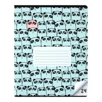 Тетрадь 24 листа в линейку "Выделяйся", обложка мелованный картон, блок офсет, МИКС