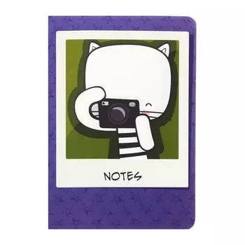 Тетрадь 32 листа в дизайнерскую клетку, Funny Stories, обложка мелованный картон,ламинация Soft Touch , блок офсет 70 г/м2