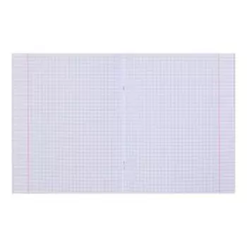 Тетрадь 48 листов в клетку "Бордо", обложка бумвинил, блок офсет