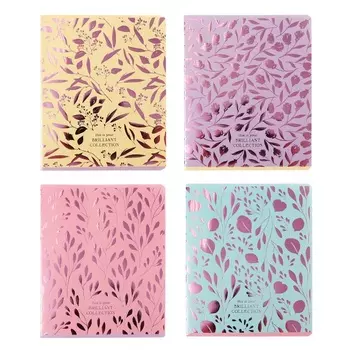 Тетрадь 48 листов в клетку Brilliant collection, обложка мелованный картон, ВД-лак, тиснение фольгой, блок 65 г/м, МИКС