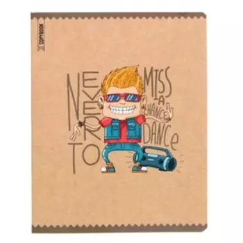 Тетрадь 48 листов в клетку "Чудики", обложка мелованный картон, выборочный твин-лак