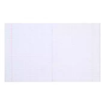 Тетрадь 48 листов в клетку Croco, бумвинил metallic, тиснение, блок офсет, красный