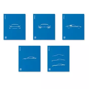 Тетрадь 48 листов в клетку, ErichKrause CoverProBook Mirage, пластиковая обложка, блок офсет 100% белизна, МИКС