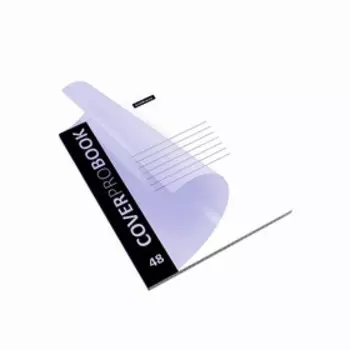 Тетрадь 48 листов в клетку ErichKrause CoverProBook Pastel, пластиковая обложка, блок офсет, белизна 100%, сиреневая