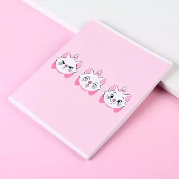 Тетрадь в клетку 48 листов, картонная обложка, «Коты-аристократы»