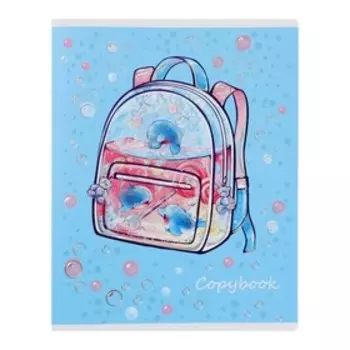 Тетрадь 48 листов, в клетку, "Мои правила", обложка мелованный картон, выборочный ТВИН-лак, МИКС