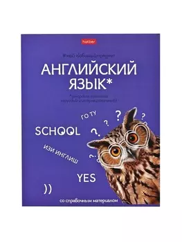 Тетрадь 48 листов в клетку «Мой любимый предмет» Английский язык