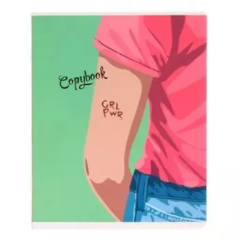 Тетрадь 48 листов в клетку "Молодёжный Стиль", обложка мелованный картон, выборочный твин-лак, МИКС