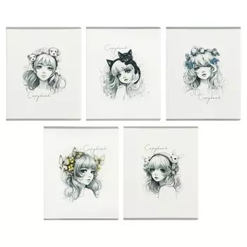 Тетрадь 48 листов в клетку «Имба-леди», обложка мелованный картон, МИКС