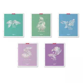 Тетрадь 48л кл ErichKrause "Рыбки", голография, микс