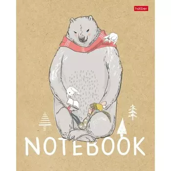 Тетрадь 48л лин на гребне Живой уголок, обл мел карт, бл65г/м, 5диз в бл 48Т5В2