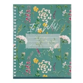 Тетрадь 60 листов в клетку на гребне "В дикой природе", обложка мелованный картон, блок офсет, МИКС