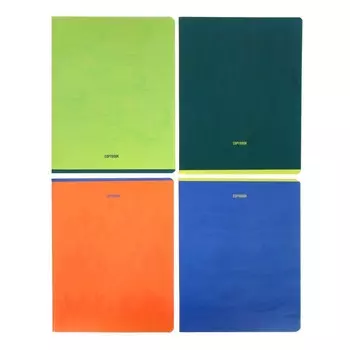 Тетрадь 80 листов в клетку Monocolor. Стихии, обложка мелованный картон, выборочный лак, блок офсет, МИКС