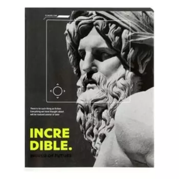 Тетрадь 80 листов в клетку "Невероятный мир", обложка мелованный картон, глянцевая ламинация, блок офсет, МИКС