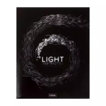 Тетрадь 96 листов в клетку "Иллюминация", обложка мелованный картон, выборочно лак, блок офсет