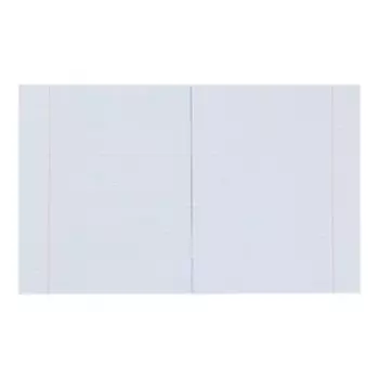 Тетрадь 96 листов в клетку на скрепке "Синяя. METALLIC", обложка бумвинил, блок офсет