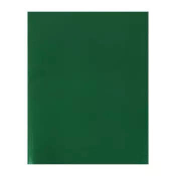 Тетрадь 96 листов в клетку на скрепке "Зелёная. METALLIC", обложка бумвинил, блок офсет