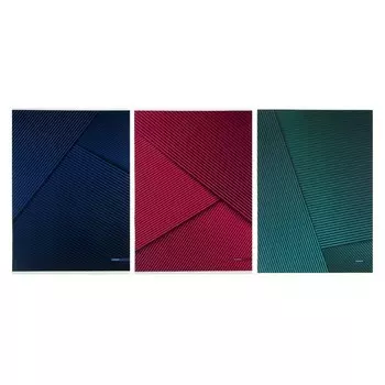 Тетрадь А4, 48 листов в клетку "Геометрия", обложка мелованный картон, УФ-лак, блок офсет, МИКС