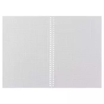 Тетрадь А4 60 листов в клетку, на гребне, Little fox, обложка мелованный картон