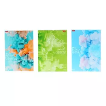 Тетрадь А4, 80 листов в линейку «Нежный флёр», обложка мелованный картон, матовая ламинация, блок 65 г/м, МИКС