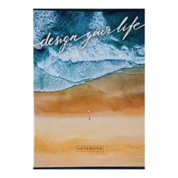 Тетрадь А4, 80 листов в клетку "Вид сверху", обложка мелованный картон, УФ-лак, блок офсет, МИКС