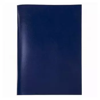 Тетрадь А4, 96 листов в линейку, обложка бумвинил, блок 60 г/м, синий