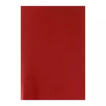 Тетрадь А4, 96 листов в клетку "Красная. METALLIC", обложка бумвинил