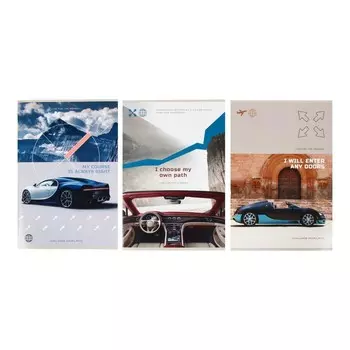 Тетрадь А4, 96 листов в клетку "Живи моментом", обложка мелованный картон, блок офсет, МИКС