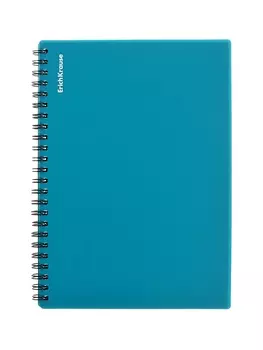 Тетрадь А5 80л кл на гребне ErichKrause Reef, пласт обл, блок оф, бирюз